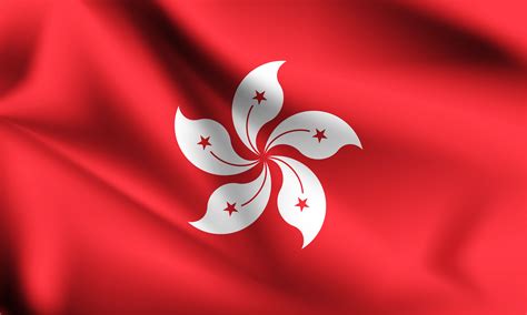 Hong kong 3D flag 1228863 Vector Art at Vecteezy