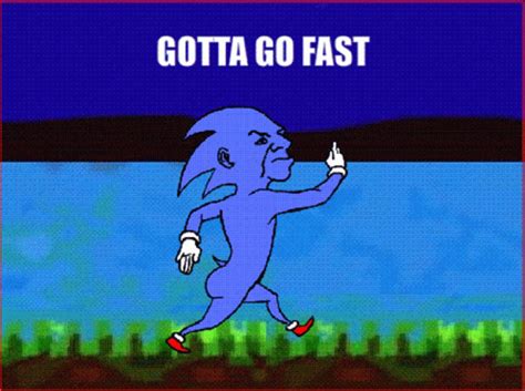 Gotta Go Fast Sonic GIF - Gotta Go Fast Sonic Walking - Discover ...