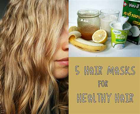 5 DIY Hair Masks for Smooth and Strong Hair