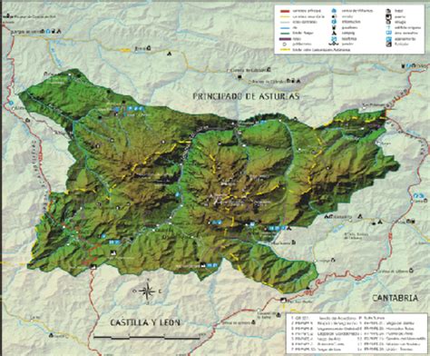 Mapa Picos De Europa | Mapa