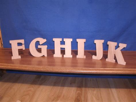 Wooden Letters Free Standing Letters Wooden Alphabet | Etsy