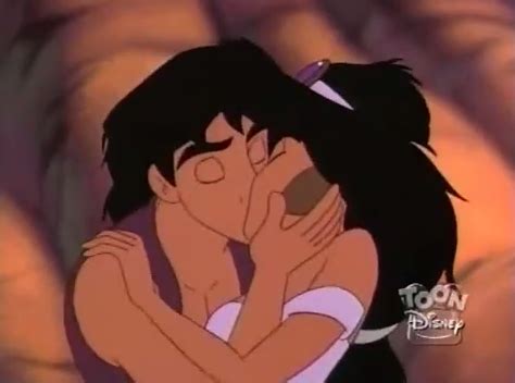 Image - Aladdin & Jasmine Kiss - Elemental My Dear Jasmine.png | Disney ...