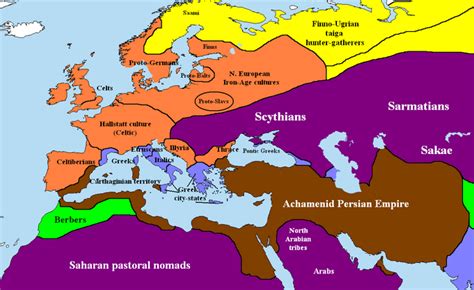 Map Of Europe 500 Bc – Topographic Map of Usa with States