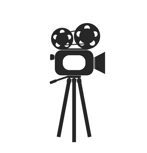 retro cinema film camera vector icon 1661873 Vector Art at Vecteezy