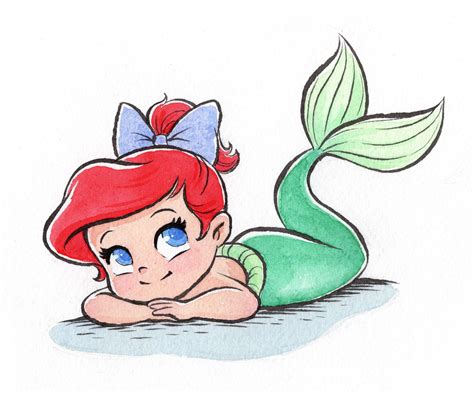 Kawaii Disney Ariel Disney Disney Princess Art Disney Character