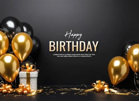 Psd birthday banner background design template | Premium AI-generated PSD