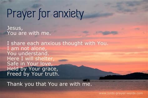 Short Prayer for Anxiety - CHURCHGISTS.COM