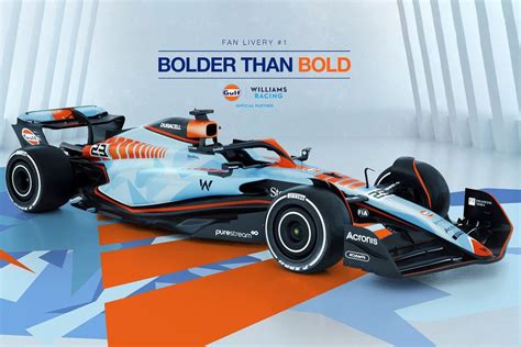 Williams reveals special Gulf livery chosen by F1 fan vote