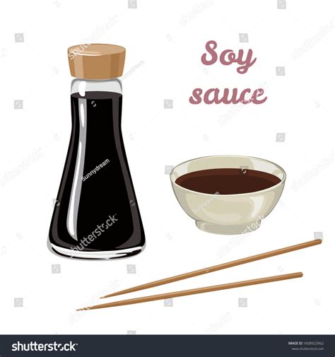 4,834 Cartoon Soy Sauce Images, Stock Photos & Vectors | Shutterstock