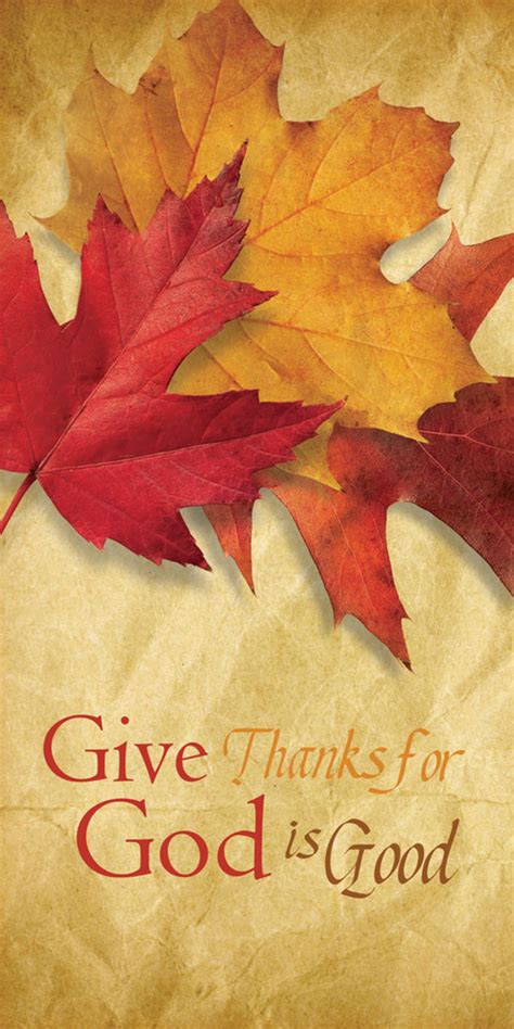 Church Banner - Fall & Thanksgiving - Give Thanks - B31191