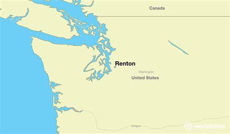 Map Of Renton Washington - Tourist Map Of English