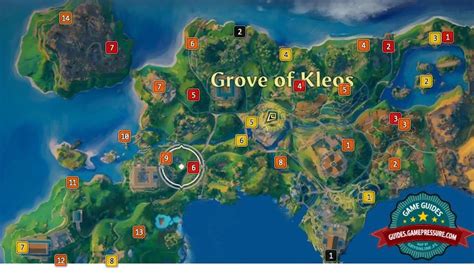 Immortals Fenyx Rising: Chests (Grove of Kleos) - map - Immortals Fenyx ...