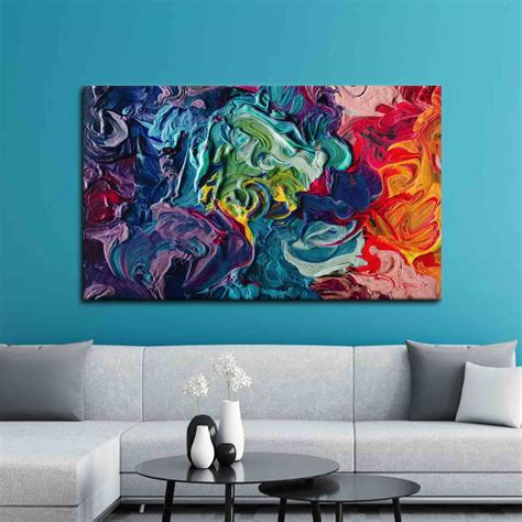 Canvas Home Decor, Large Wall Art, Canvas Gift, Colorful, Abstract ...