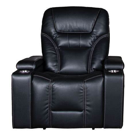 Cyrus Triple Power Reclining Home Theater Chair | Badcock Home ...