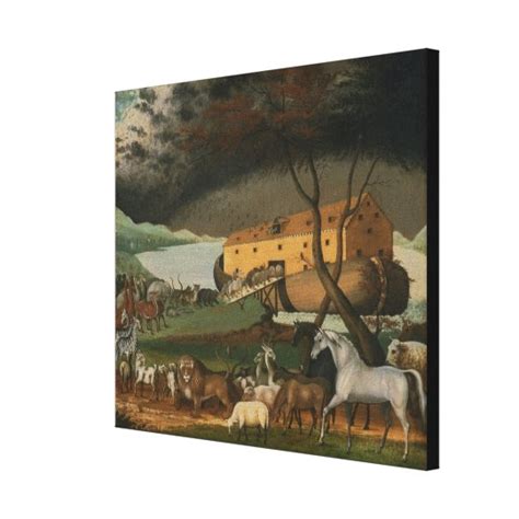 Noah's Ark by Edward Hicks ~ Circa 1846 Canvas Print | Zazzle.co.uk