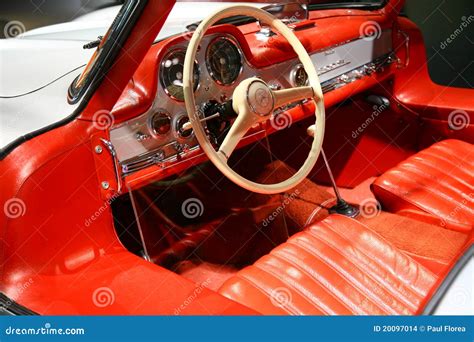 Mercedes-benz 300sl Interior Editorial Stock Image - Image of benz ...