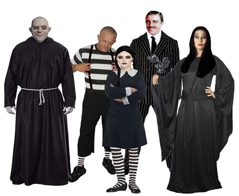 The Addams Family Group Fancy Dress Gothic Halloween Party Costumes | eBay