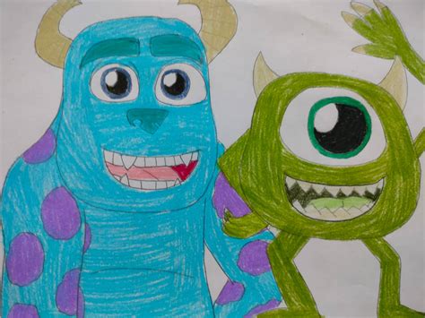 Sulley and Mike by jamesthecartoonist on DeviantArt