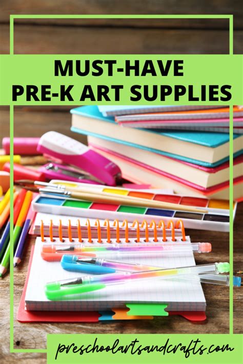 Stocking Your Preschool Art Supply Cabinet - Preschool Arts and Crafts