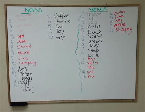 Nouns and Verbs - Ashley Slade