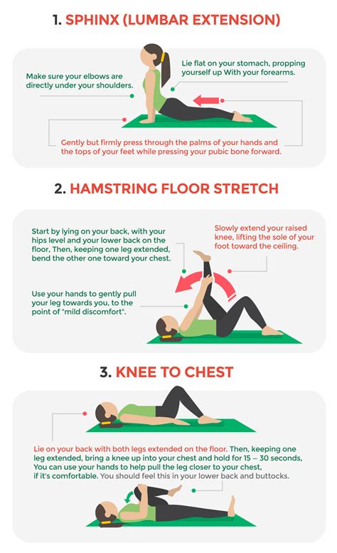 Printable Stretches For Lower Back Pain