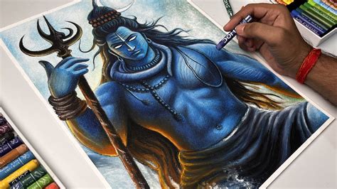 Angry Lord Shiva Pencil Sketch