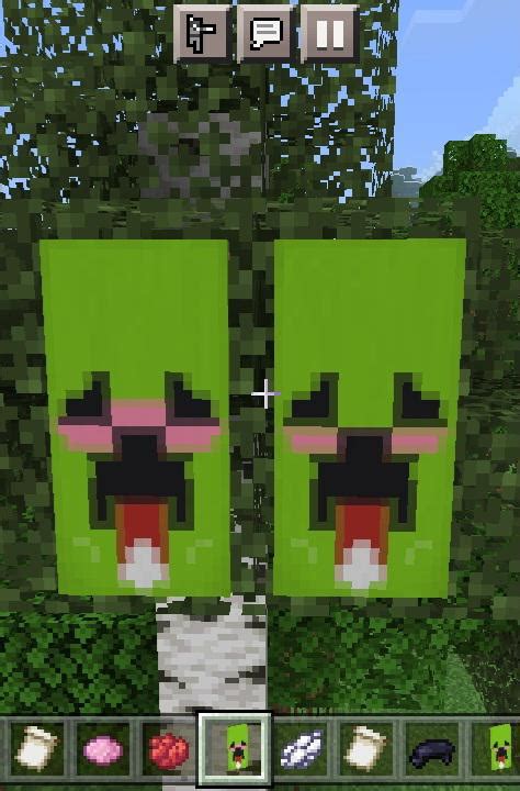 Minecraft Creeper Banner : r/cursedminecraftimages