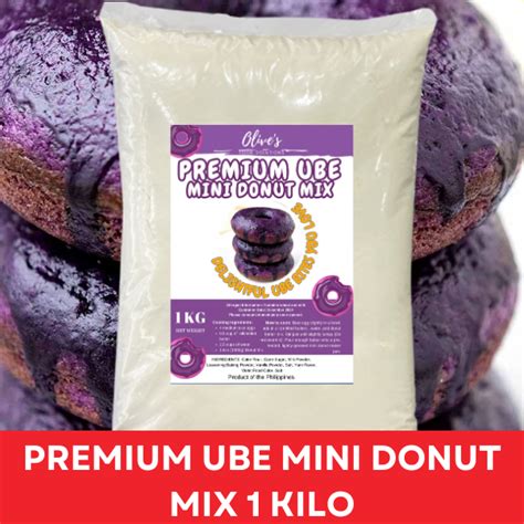 Premium Ube Mini Donut Mix (1 Kilo) | Shopee Philippines