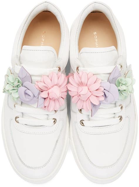 Sophia Webster - White Lilico Sneakers | Sophia webster, Sneakers ...