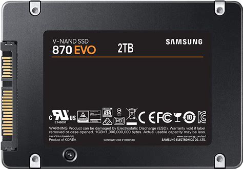 Samsung 870 EVO 2TB 2.5 Inch SATA III Internal SSD | MZ-77E2T0BW Buy ...