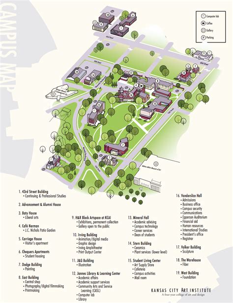 Ohio Wesleyan University Campus Map