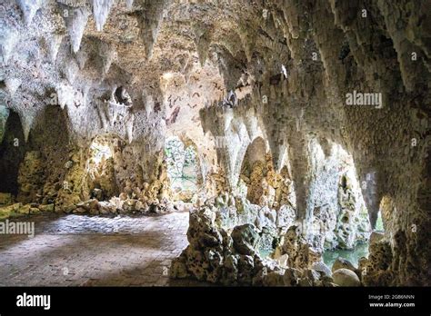 Crystal Grotto in Painshill Park, Surrey, UK Stock Photo - Alamy