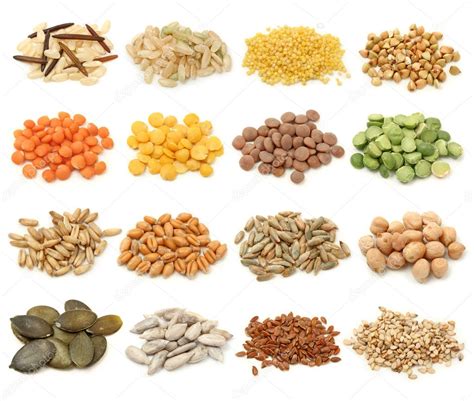 Cereal,grain and seeds collection — Stock Photo © egal #5451913