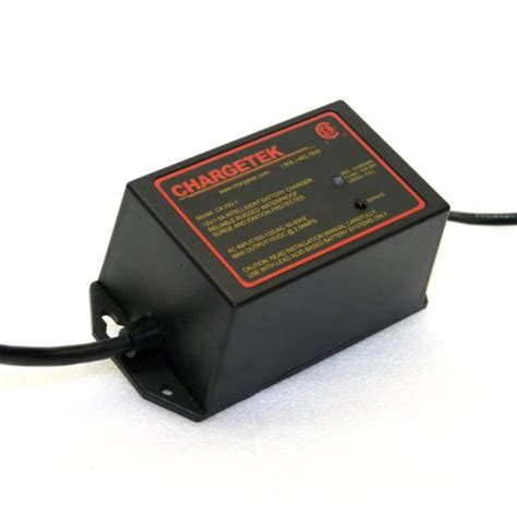 ChargeTek 12v 1.5 Amp 3 Stage Smart Waterproof Marine Charger