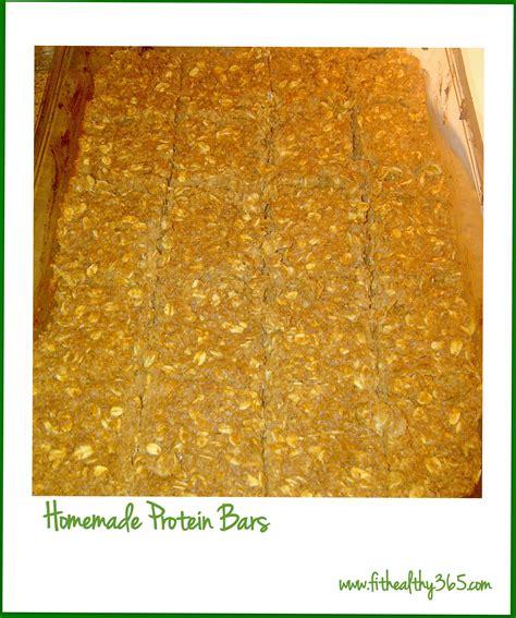 Homemade Protein Bars | Fit + Healthy 365