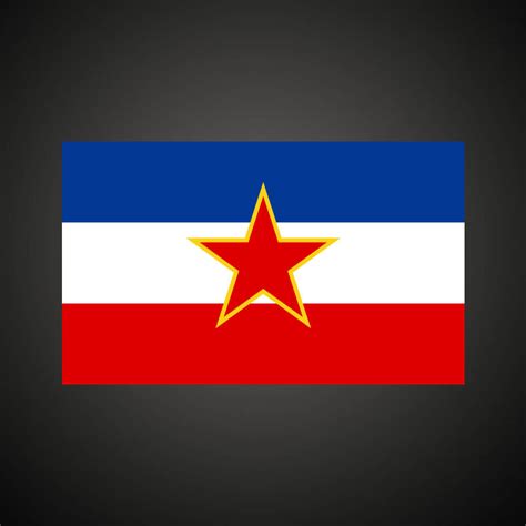 BLKN. Yugoslavia Flag | 90 x 150 cm - BALKANBRAND