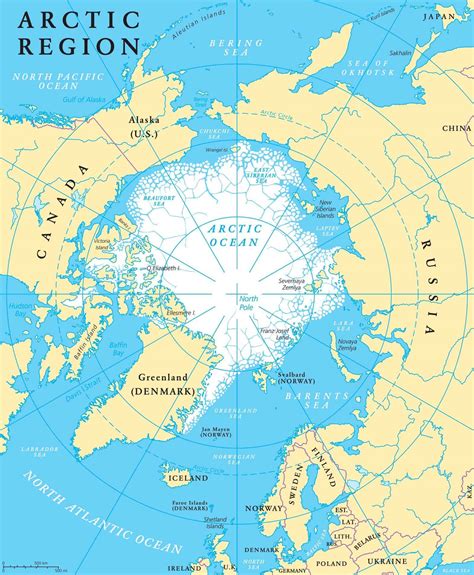 Arctic Circle Canada Map