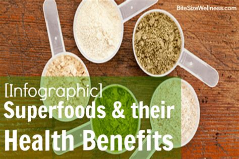 Infographic: 9 Superfoods & their Health Benefits - Dash of Wellness