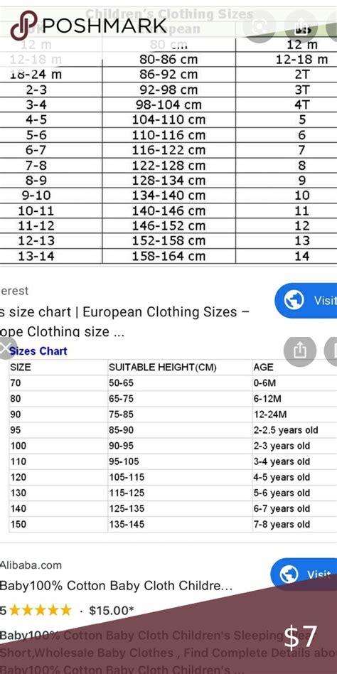 European Clothing Size Comparison CHART European Clothing, European ...