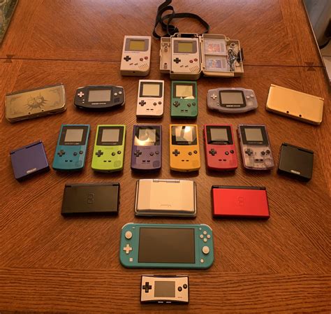 My Game Boy/Nintendo handheld Console collection : r/Gameboy