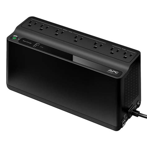 APC Back-UPS 7-Outlet 490 Joules 330-Watt 600va USB & AC Surge ...