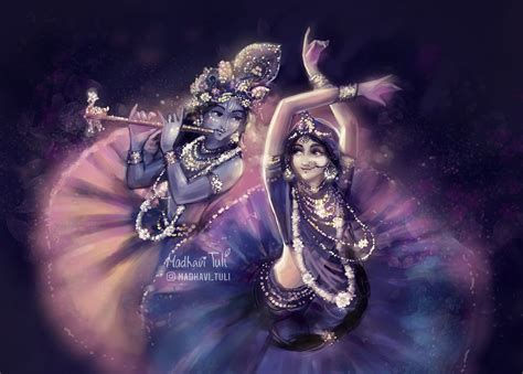 Radha Krishna Dance Wall Art - Etsy