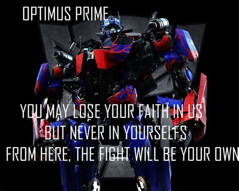 Optimus Prime Quotes. QuotesGram