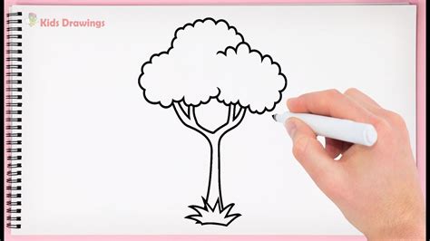 How To Draw A Tree Step By Step Easy