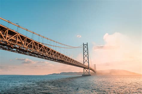 Premium Photo | Akashi Kaikyo Bridge