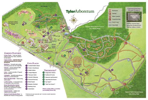 Tyler Arboretum Map | Tyler Arboretum