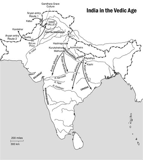 Extent of Vedic Civilization: Sapta Sindhu, Brahmavarta and Aryavarta ...