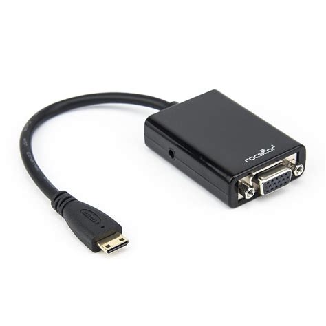 Mini HDMI Digital Audio/Video to VGA Video Adapter - M/F