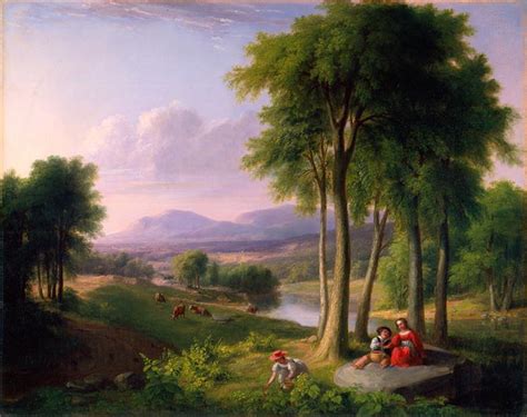 View near Rutland, Vermont, 1837 - Asher Brown Durand - WikiArt.org