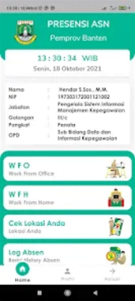 Presensi Prov Banten For Android Download